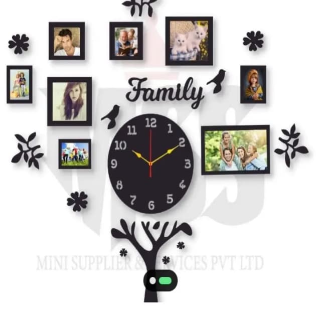 MDF Wall Clock.