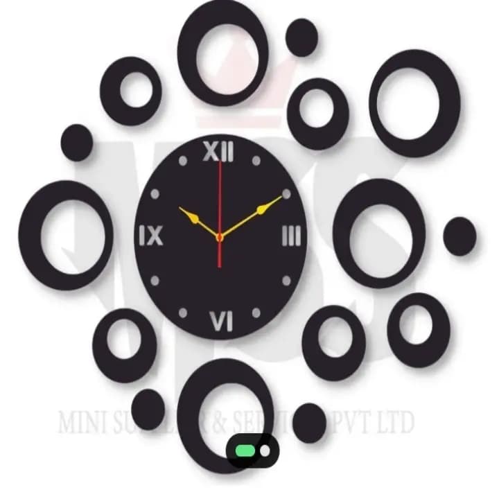 MDF Wall Clock.