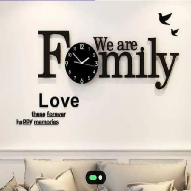 Family wall clock